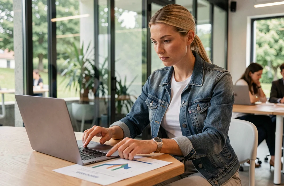 Spécialiste SEO de l'agence Goodigital analysant des performances de référencement dans le Puy-de-Dôme
