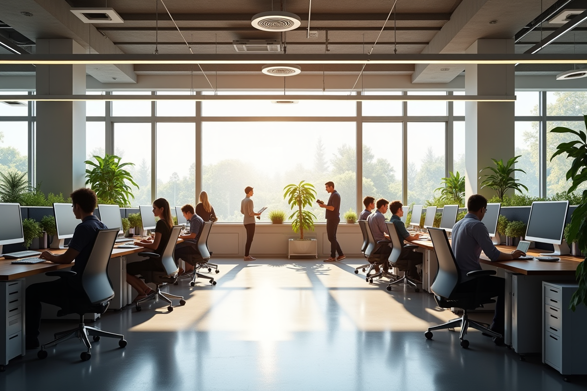 Surface requise pour un open space optimal